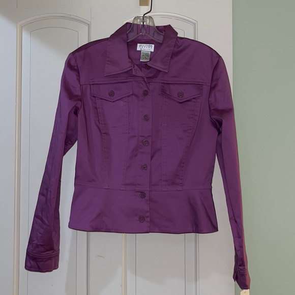 NWT “Raspberry” Allison Taylor Stretch Jacket - Picture 1 of 11